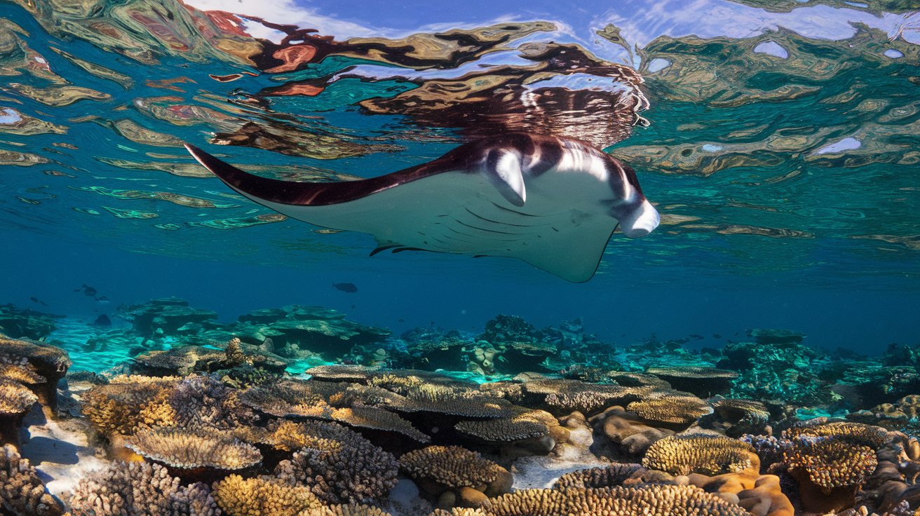 bali overnight cruise - manta point