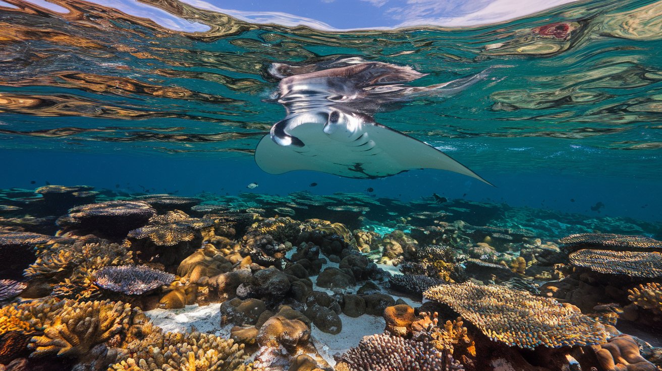 bali sunset cruise - manta point