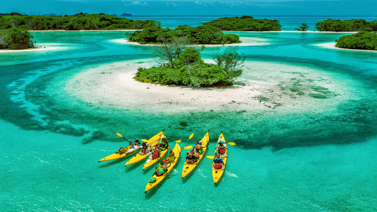 Kayaking Around the Secret Gilis