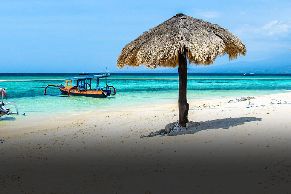 Image description: Beach scene